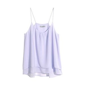 Lilac Double Layer tank top